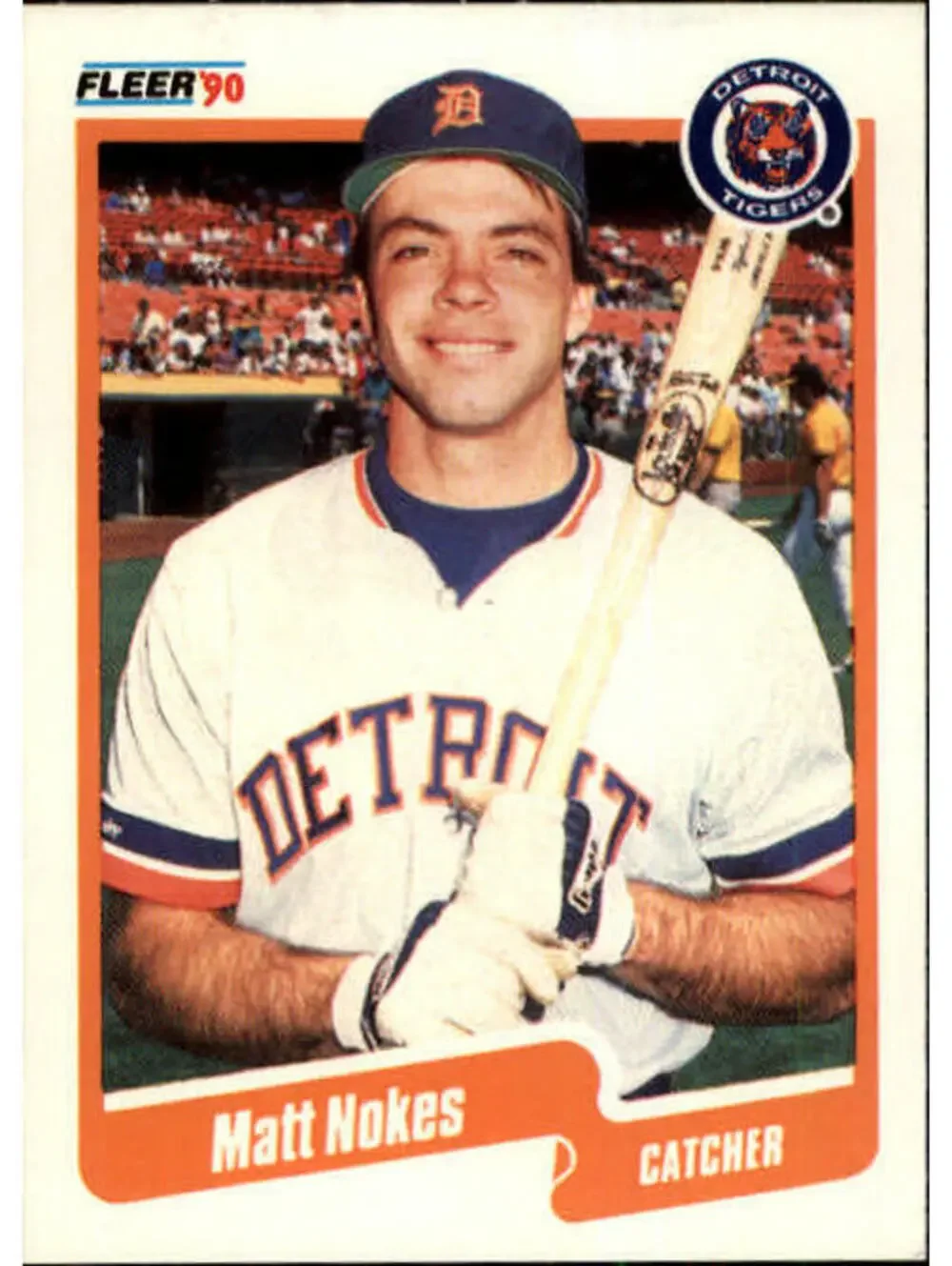 1990 Matt Nokes Fleer Baseball Card #611